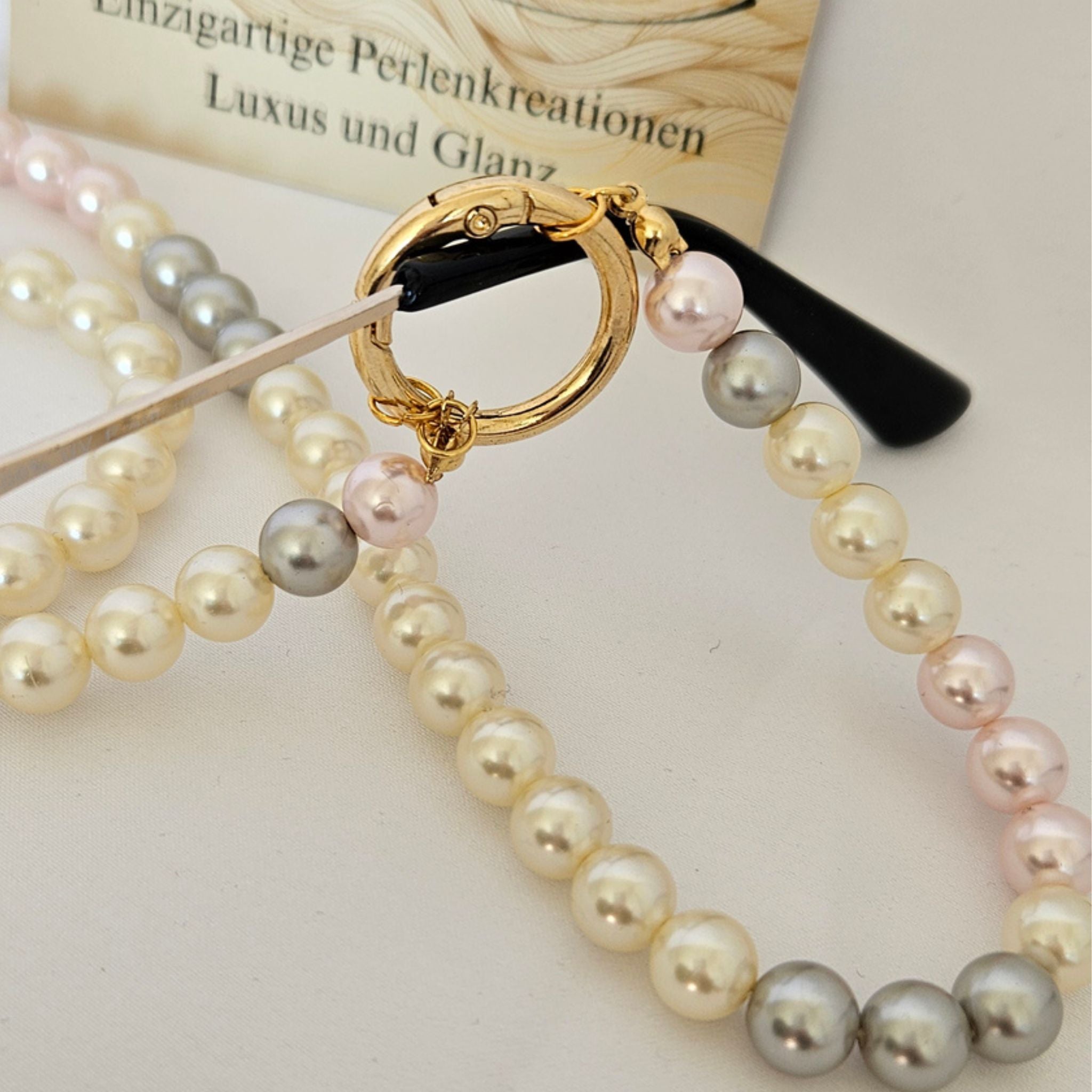 Luxus Perlen-Eleganz  2-in-1 Design