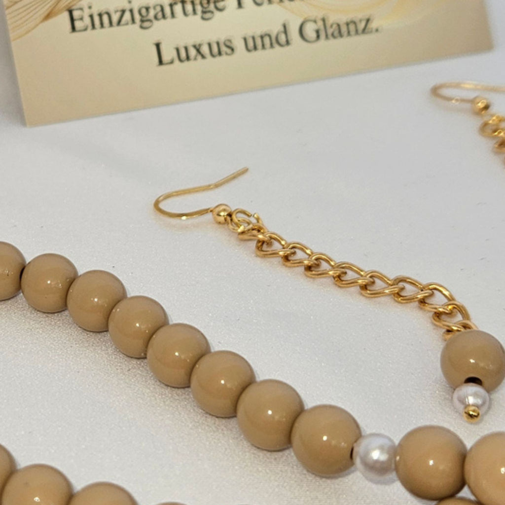 Siena Schmuckset – Elegante Halskette  Ohrringe