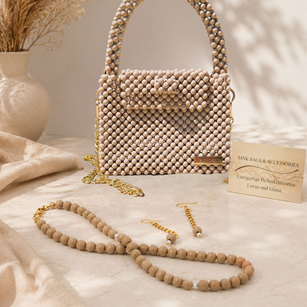 Siena Schmuckset – Elegante Halskette  Ohrringe