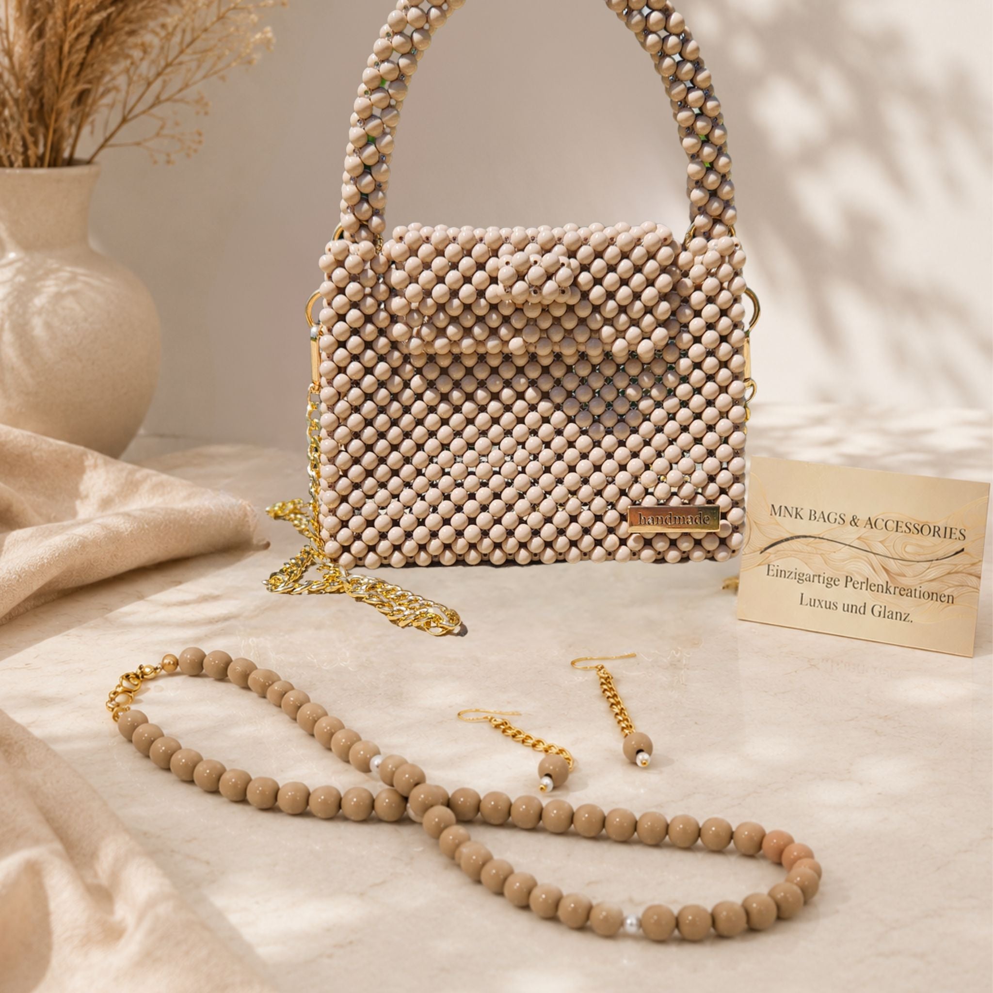 Siena Schmuckset – Elegante Halskette  Ohrringe