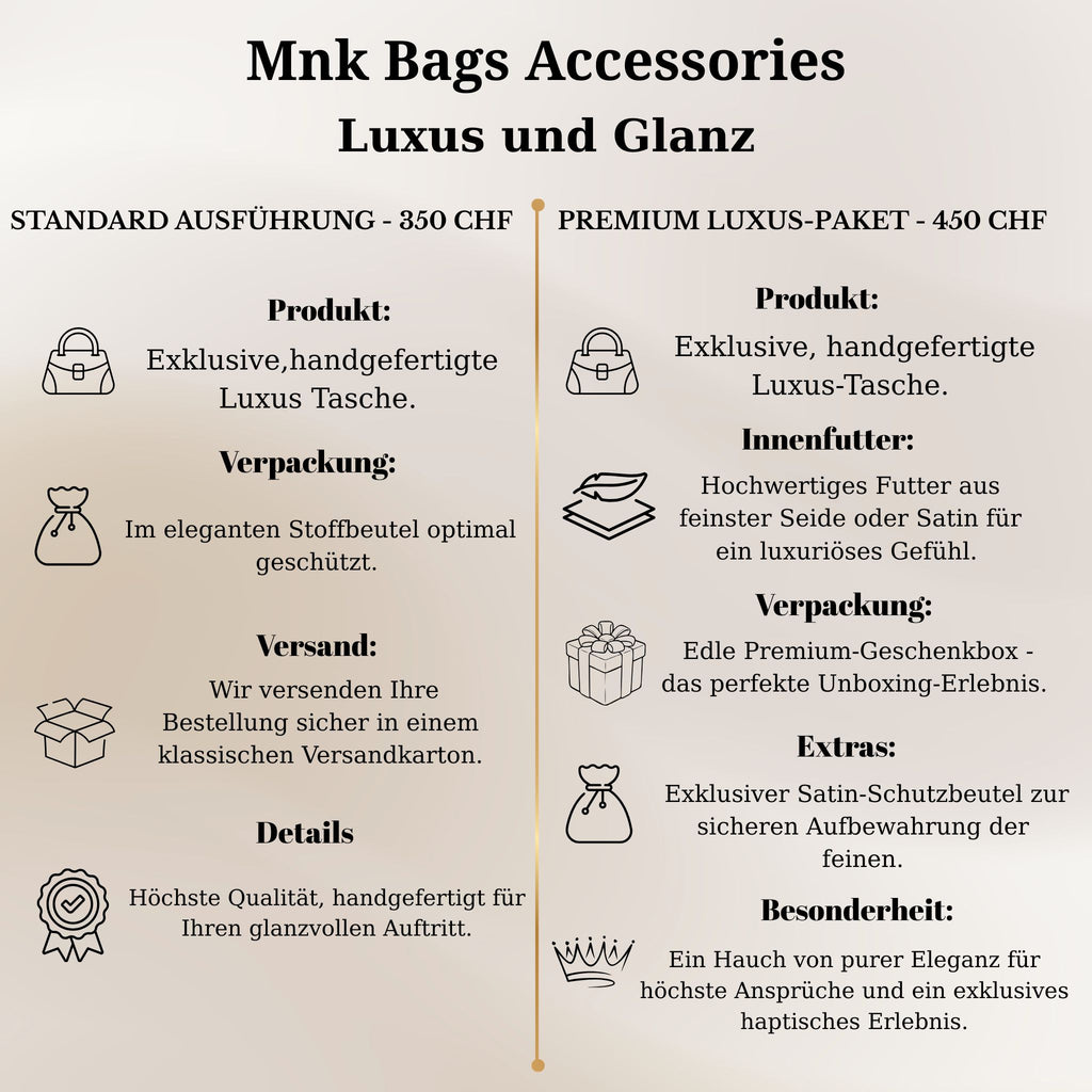 Bella Grey- Luxus Tasche mit samtumhüllten Perlen & Gold-Akzenten